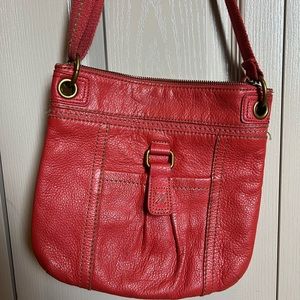 Th Sak coral leather purse